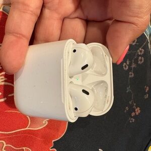 Wireless White Earbuds with Charging Case